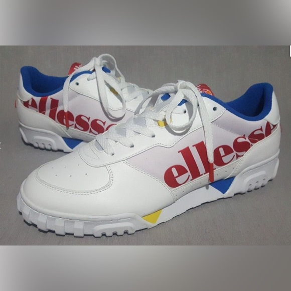 Ellesse Tanker LO OG LTHR AF White Athletic Sneakers Size 7 NEW - Picture 2 of 9